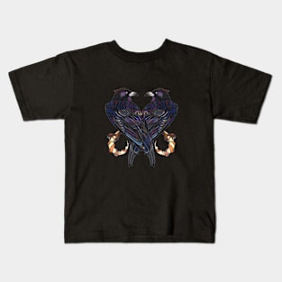 Raven Heart Kids T-Shirt